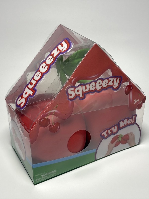 NEW Squishy Sunny Days Toymendous Cherries 5.5 Inch Squeezy Cherry Rare Viral 🍒