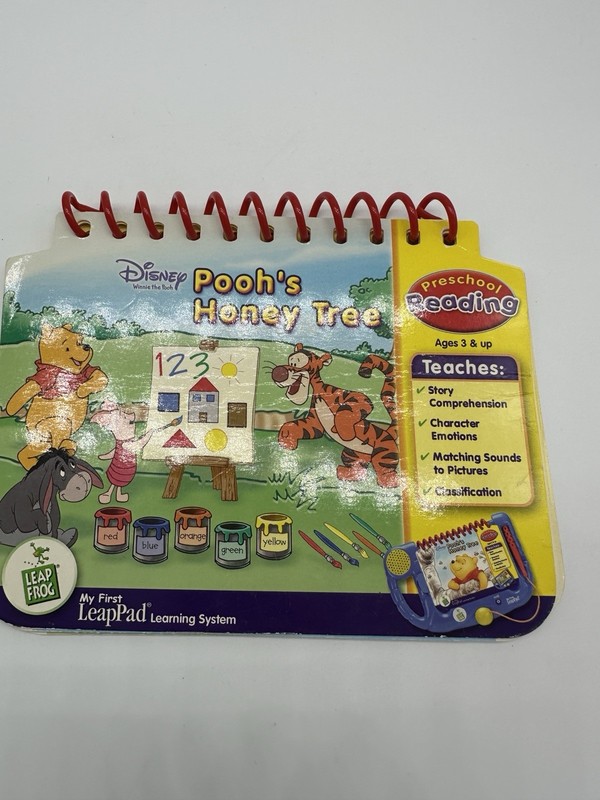 2002 Leap Frog My First LeapPad Disney Winnie the Pooh Bear Honey Tree Book Only gallery