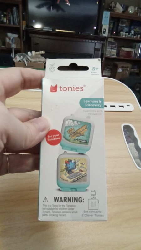 Tonies Inventions Flight & Internet Clever 2 Pack Audio Learning Kids