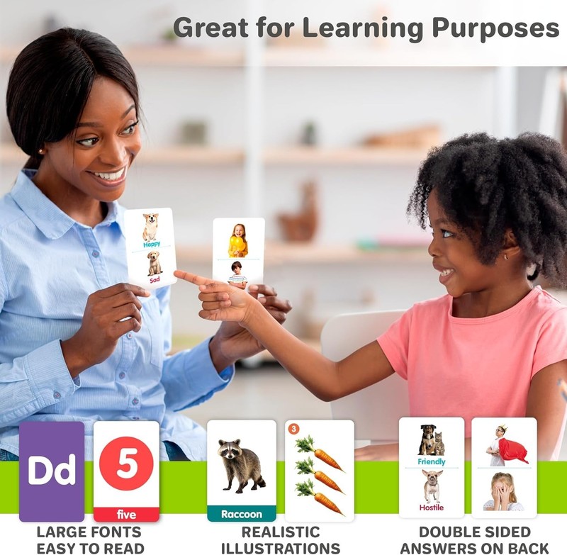 Interactive ABC Learning Flash Cards for Toddlers 2-4 – 60 Fun & Durable Cards gallery