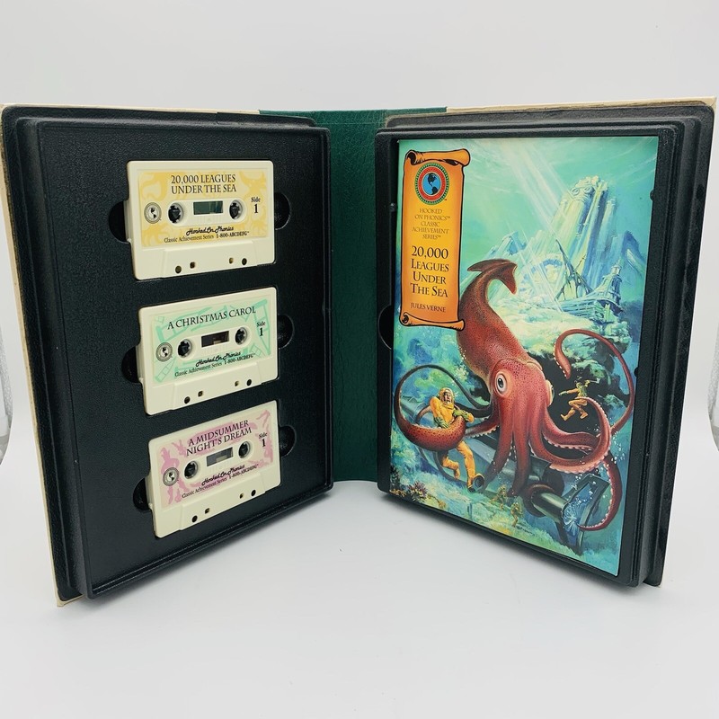 Hooked On Phonics Classic Achievement Series Books Tape Black Beauty Hamlet Finn