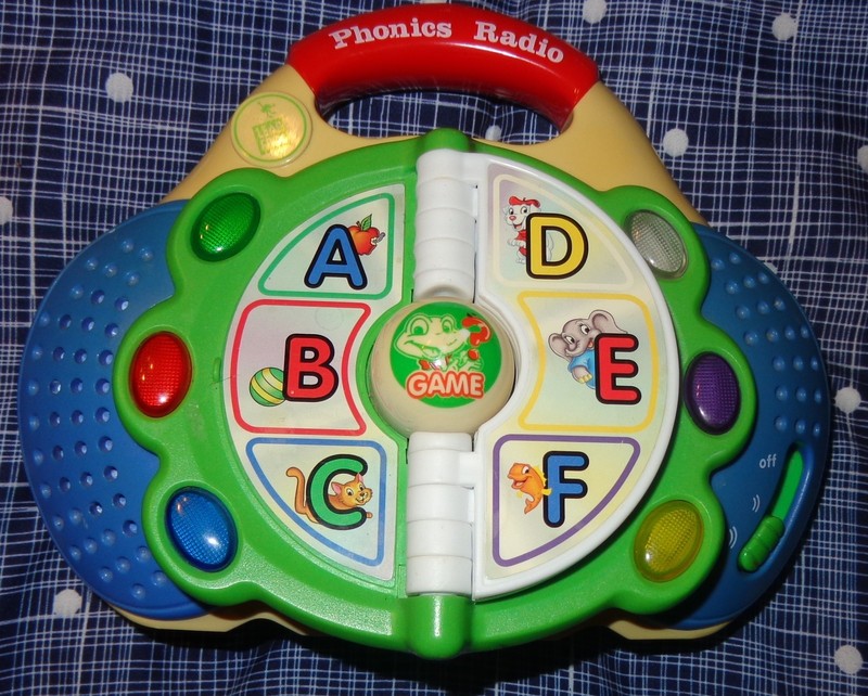 Leap Frog 2002 Phonics Radio, Educational, Learn Sounds Talking Music – Works