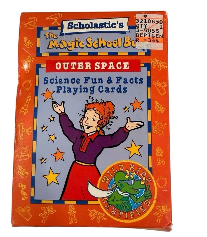 Scholastic’s The Magic School Bus Outer Space Memory Game Science Playing Cards
