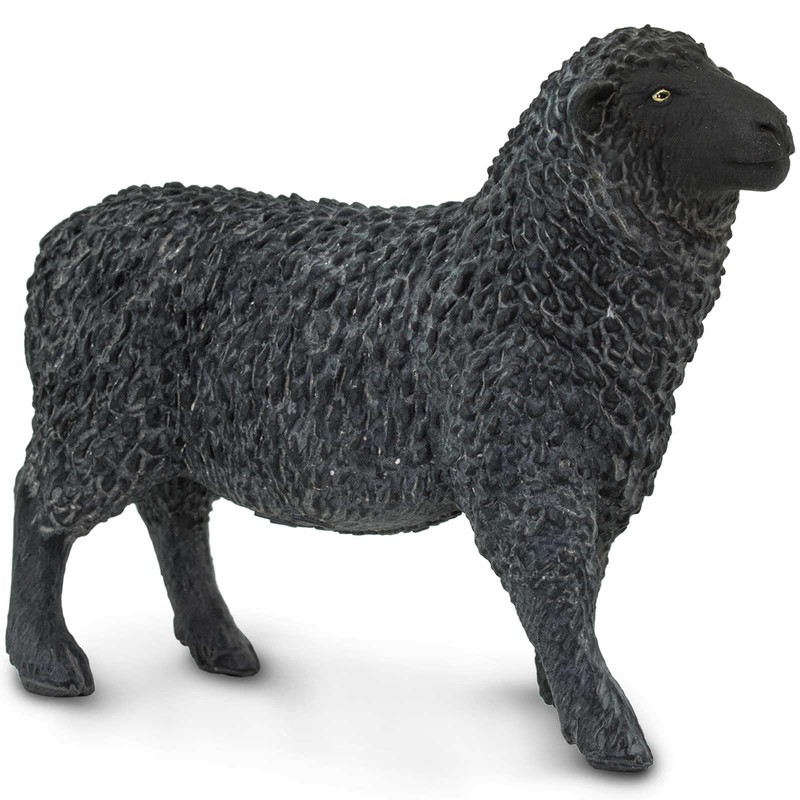 Safari Ltd. Black Sheep Figurine – Realistic, Hand-Painted 3.25″ Model Figure…