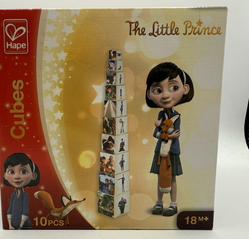 The Little Prince Toy 10 Stackable Cubes By Hape Movie Scenes On Cubes New