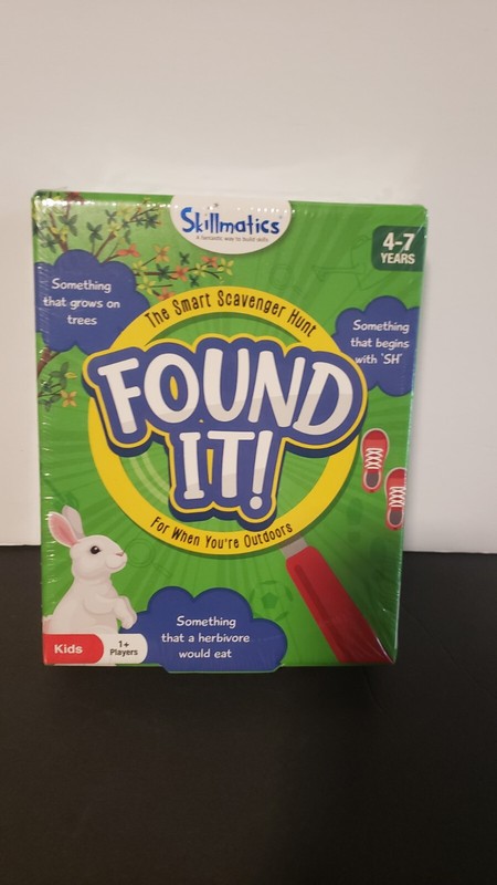 Found It! Card Game The Smart Scavenger Hunt Outdoors Skillmatics Age 4-7 SEALED