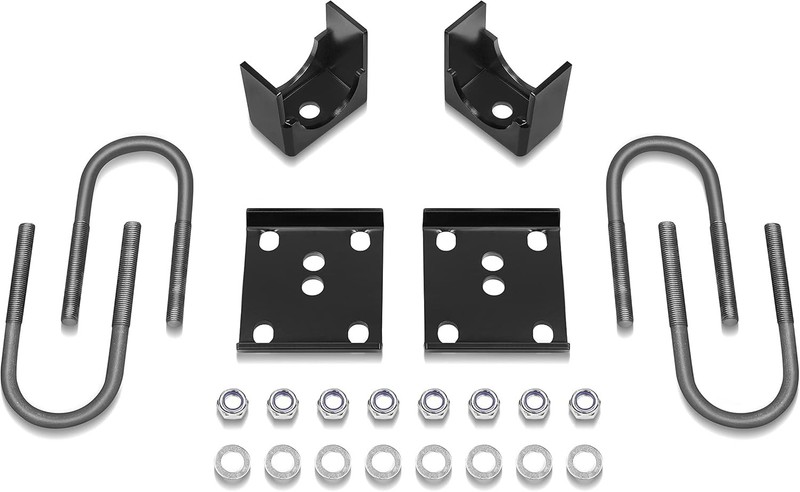 JY PERFORMANCE Truck Rear Axle Flip Kit 5" Drop C Notch Kit Shock Compatible Wit gallery