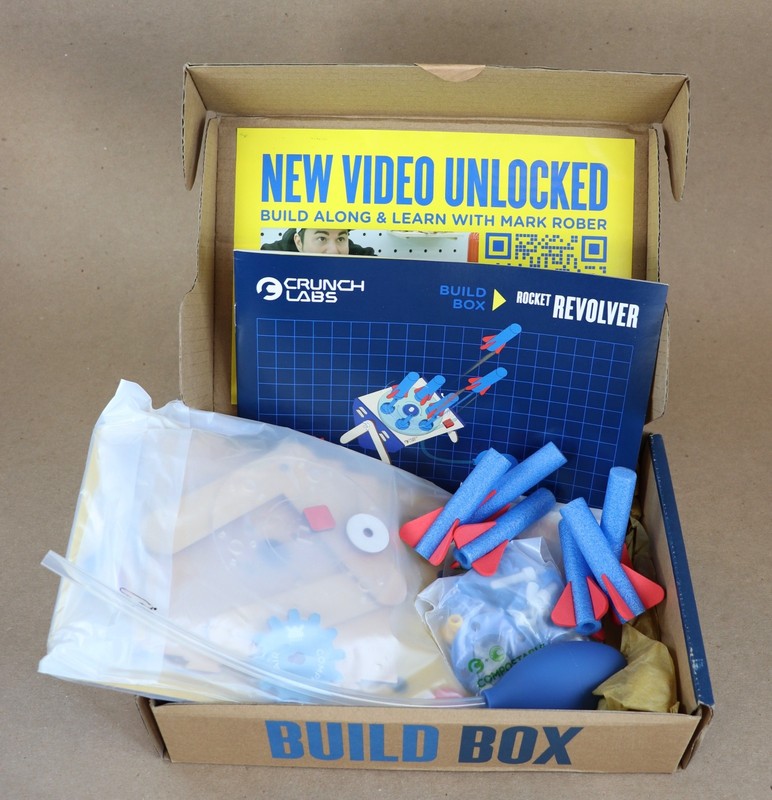 Crunch Labs Build Box by Mark Rober Year 1: Rocket Revolver (Unbuilt / NEW) gallery