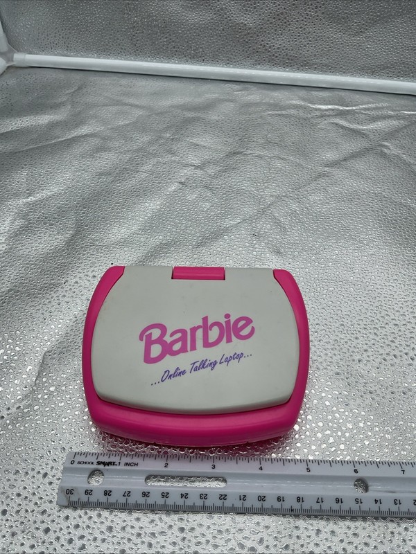 Barbie Online Talking Laptop Computer Toy Vintage 1998 Works Lights Up Talks gallery