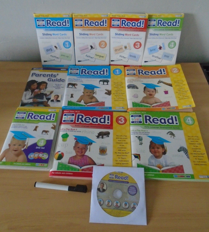 Your Baby Can Read! Early Language System DVD BOOKS CARDS Set Box