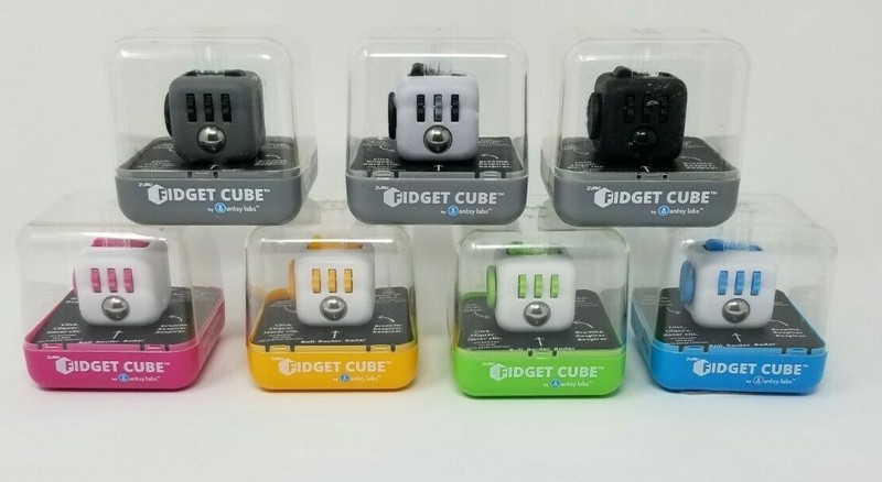 Lot of 4 Zuru Original Fidget Cube Antsy Labs Various Colors PLEASE ASK