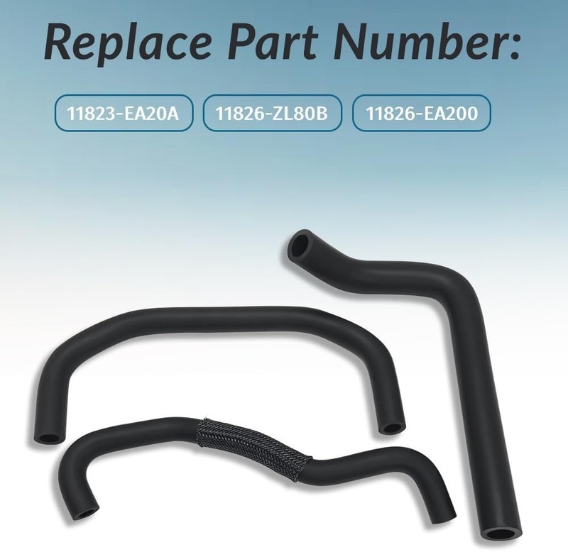 3PCS Breather Hoses with PCV Valve Compatible with Nissan Frontier Pathfinder... gallery