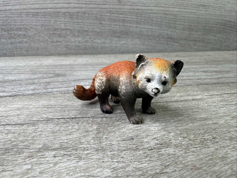 Yowie Mini Rex Panda Figurine Toy Plastic PVC 1″ Tall X 2.25″ Long
