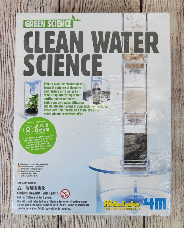 Green Science Clean Water Science Kit by Kidz Lab Fun Science