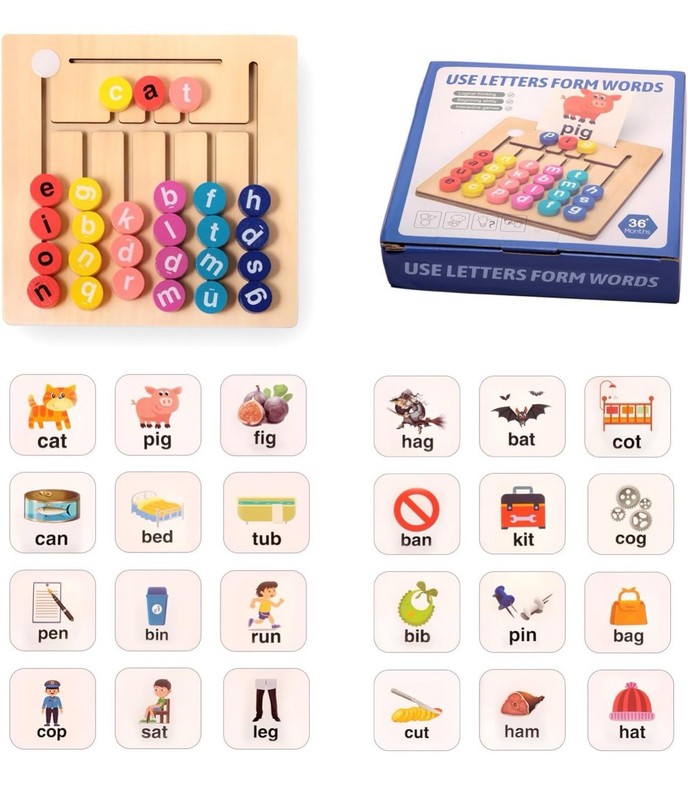 English Spelling Alphabet Letter Game Early Learning Educational Toy 📦 gallery