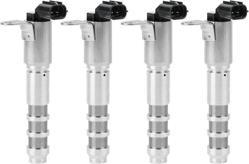 4 PCS Engine Variable Valve Timing (VVT) Solenoid Compatible with Buick GMC