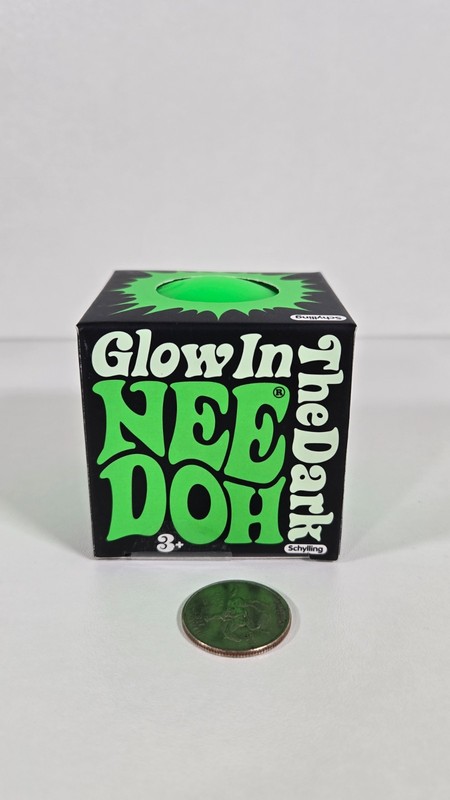 Schylling Needoh Glow in the Dark Green & Needoh Color Change Blue Squishy gallery