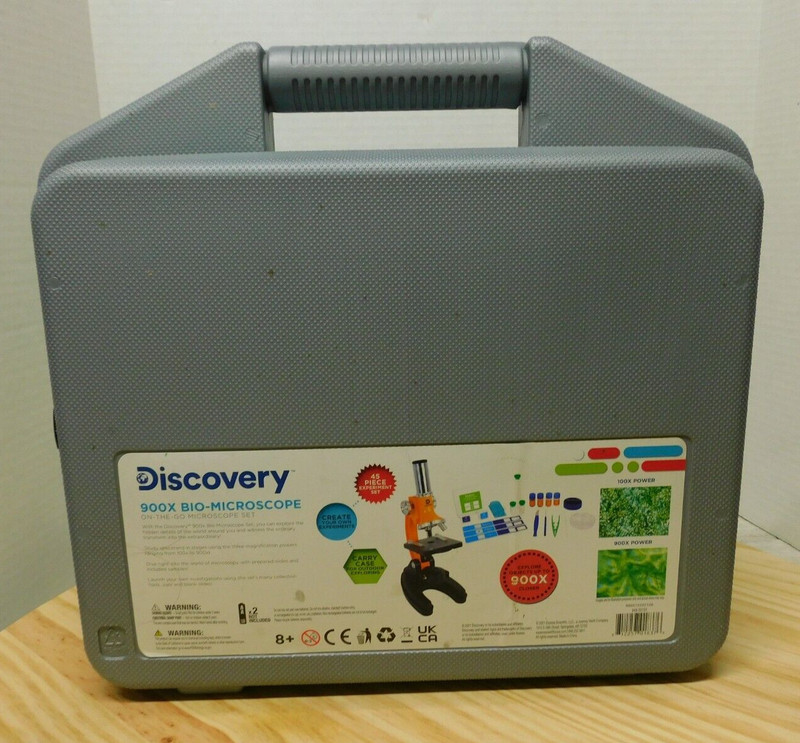 Discovery Kids 900X Bio-Microscope - 45-Piece Set - Excellent - Brand New! gallery