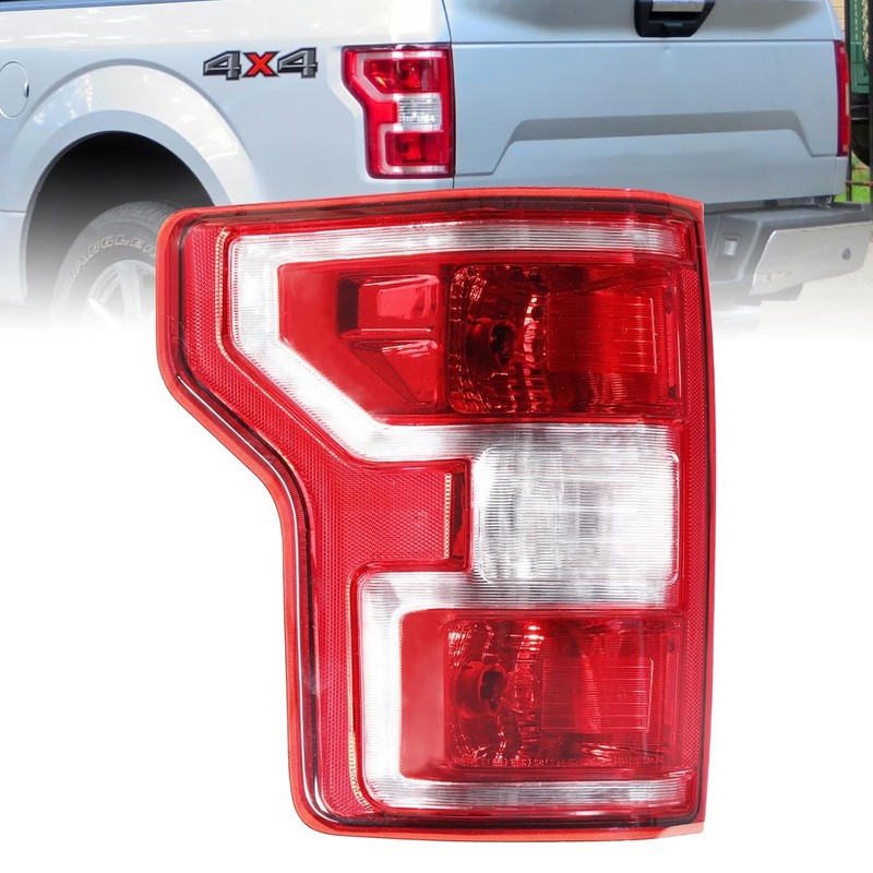 F150 Tail Light Driver Side Left 2018 2019 2020 Ford F-150 Replacement