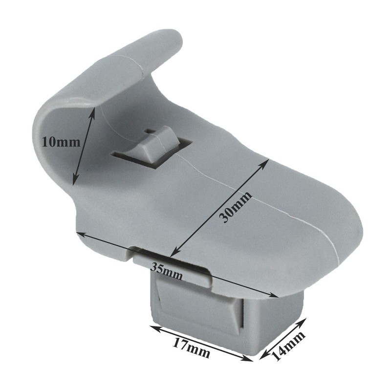 Pair For Mazda 3 5 6 CX-7 CX-9 RX-8 MPV Gray Car Sun Visor Clip LC6269261B77 gallery