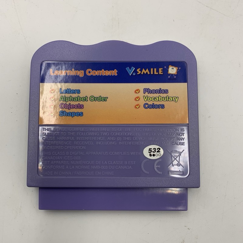 Vtech V. Smile TV Learning System Console Bundle 1 Controller & 1 Game Tested gallery