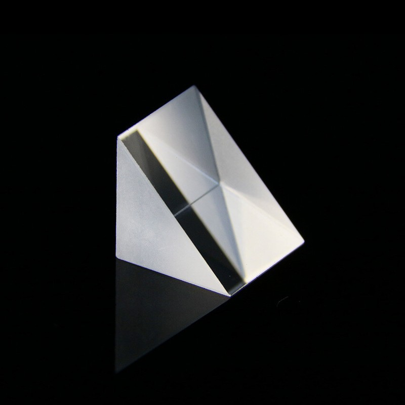 2pcs 8mm 10mm 25mm K9 Optical Glass Right Angle Prism for Optical Experiment