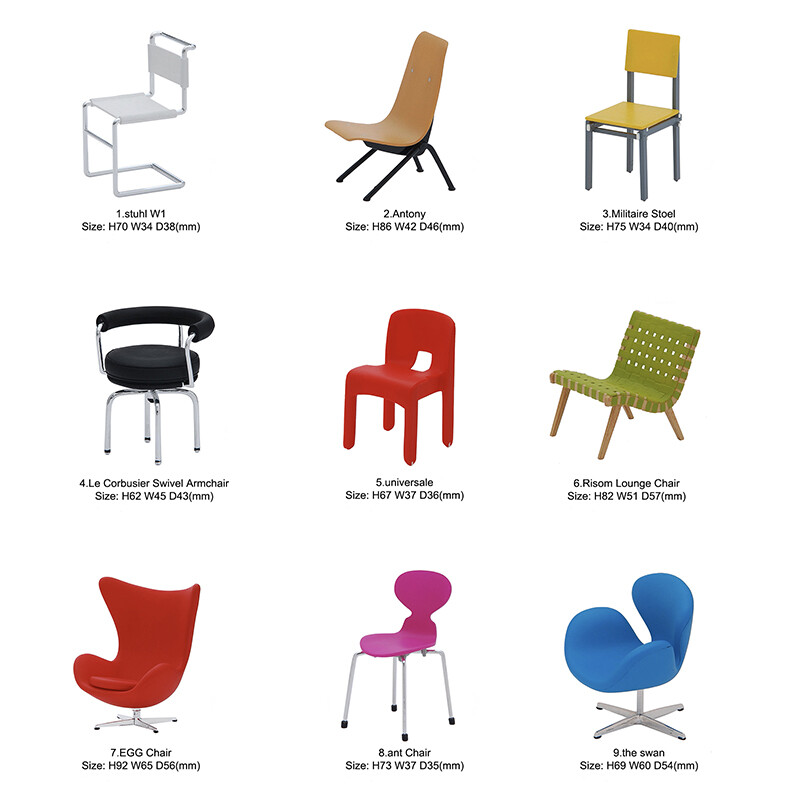 Reina Japan 1/12 Designers Chair Design Interior Collection V5 Sold individually