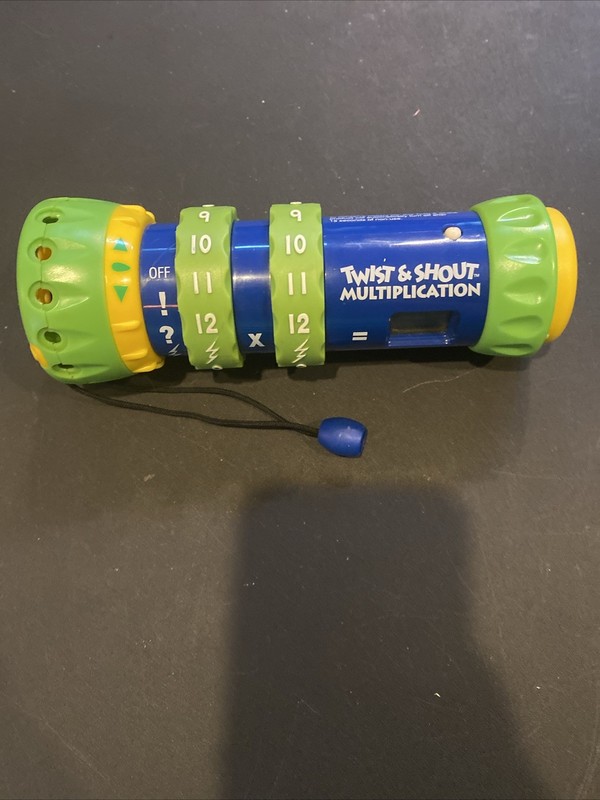 twist and shout multiplication vintage Leapfrog Blue Green Yellow MM