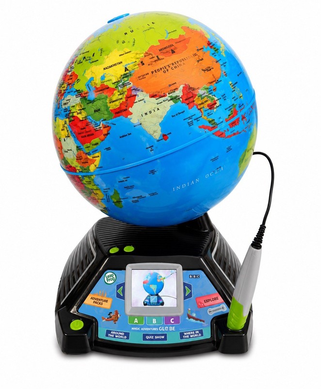 Leap Frog Magic Adventures Globe LCD Video Screen Display Tested Works