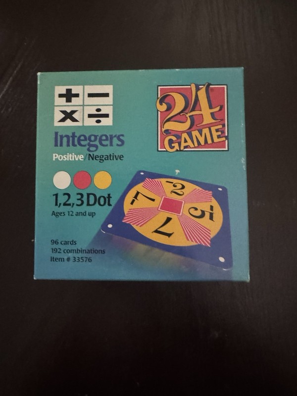 24 Game-Integers Positive/Negative