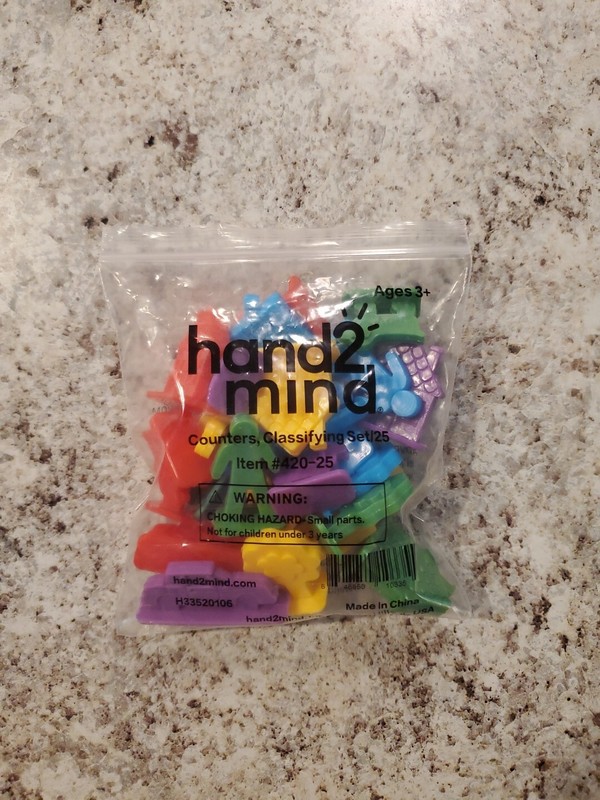 Hand 2 Mind Counters Classifying Set/25 Item# 420-25 Homeschool
