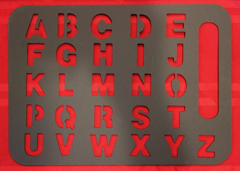 SPELLING ENGLISH ALPHABET COMMUNICATE LETTER BOARD AUTISM THERAPY 11″ x8″