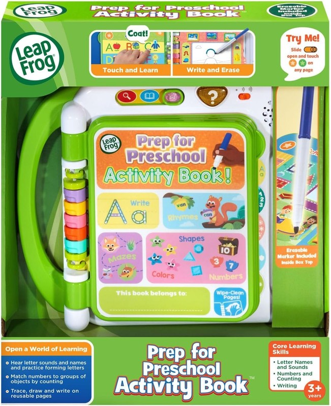 LeapFrog Prep for Preschool Activity Book Green gallery