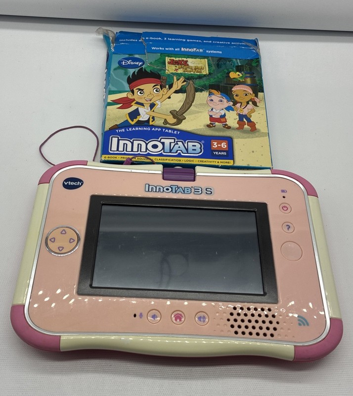 VTech InnoTab 3S Wi-fi Kids Learning Tablet, Pink With Game