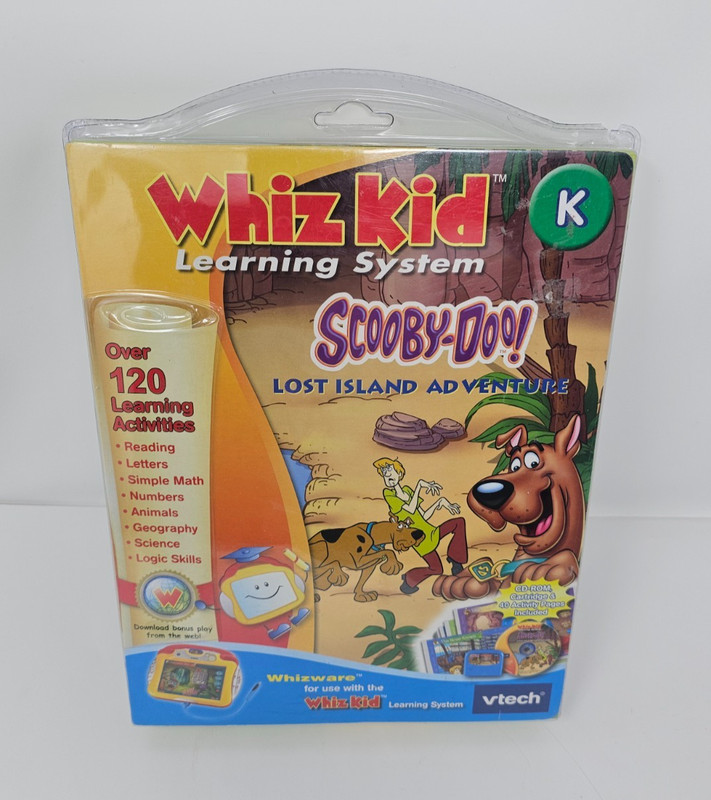 VTech Whizware Scooby-Doo Lost Island Adventure For Whiz Kid Learning System New
