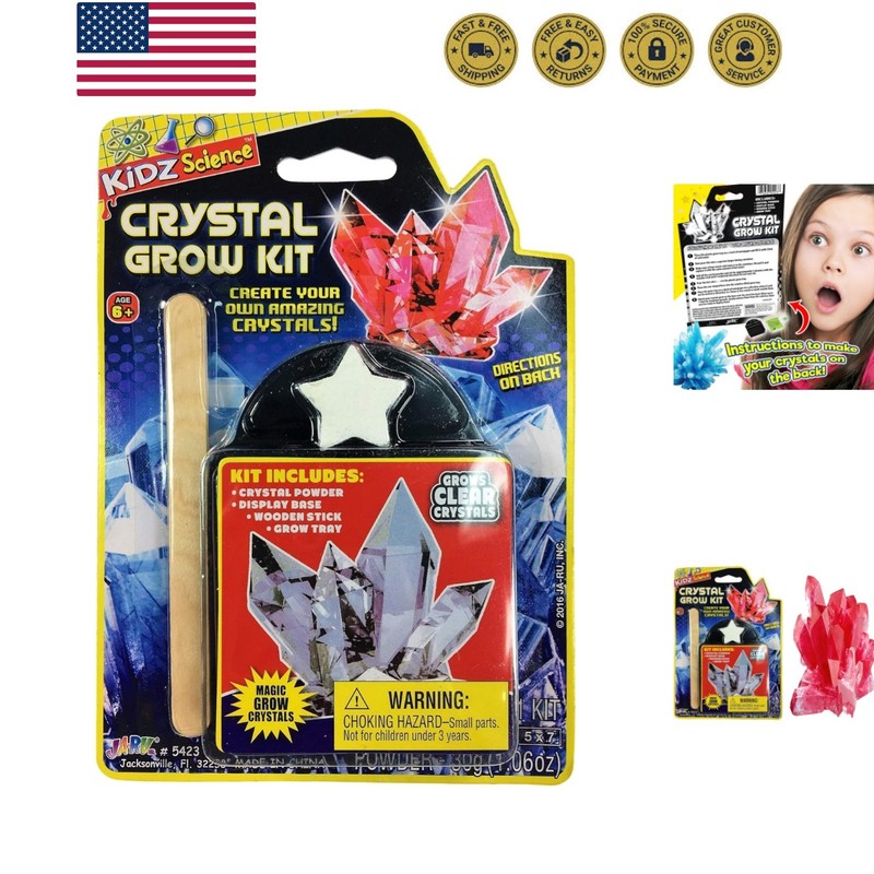 Magic Crystal Growing Kit 1 Mineral Toy Set DIY Science Experiments for Kids …