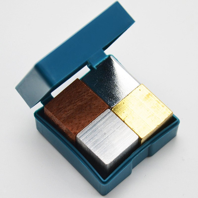 Density Cube Set Teaching Material Different Mass for Home School Students