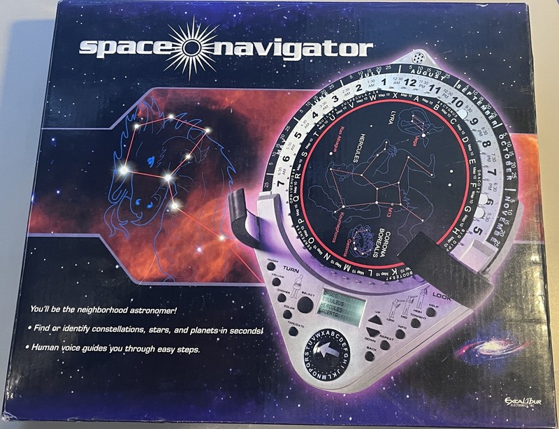 Space Navigator Excalibur Electronics Astronomy Chart Star Finder Model #765