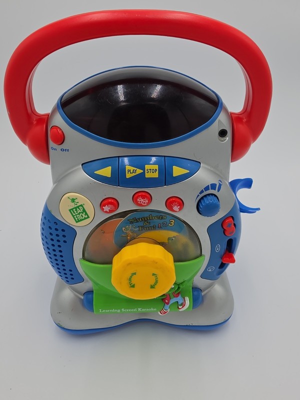 LeapFrog Kids Learning Screen Karaoke System NO MICROPHONE 2003, Tested/works