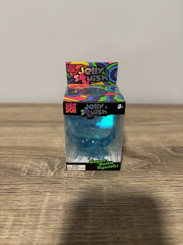 Authentic NeeDoh 💙 BLUE Jelly Squish Jellyfish Fidget Sensory Toy – US Seller