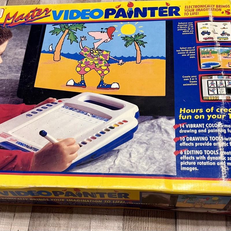 Vintage VTech Master Video Painter In Box Stylus Cord Manual Very Nice gallery