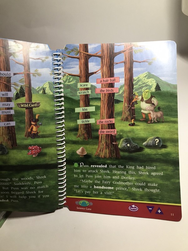 Shrek 2 LeapPad Learning Interactive Book Cartridge 2nd Grade Game Reading gallery