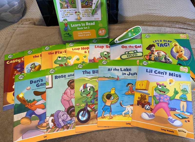 LeapFrog Tag Learn To Read Phonics Book Set 2: Advanced Vowels 6 Books