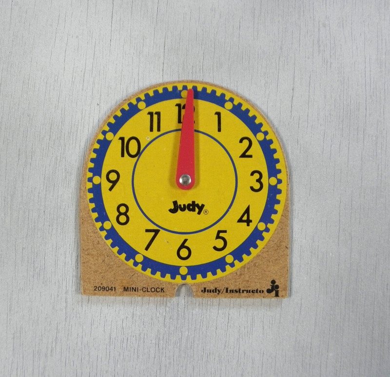 Judy Instructo Mini Clock | Educational Materials Home School Set of 5