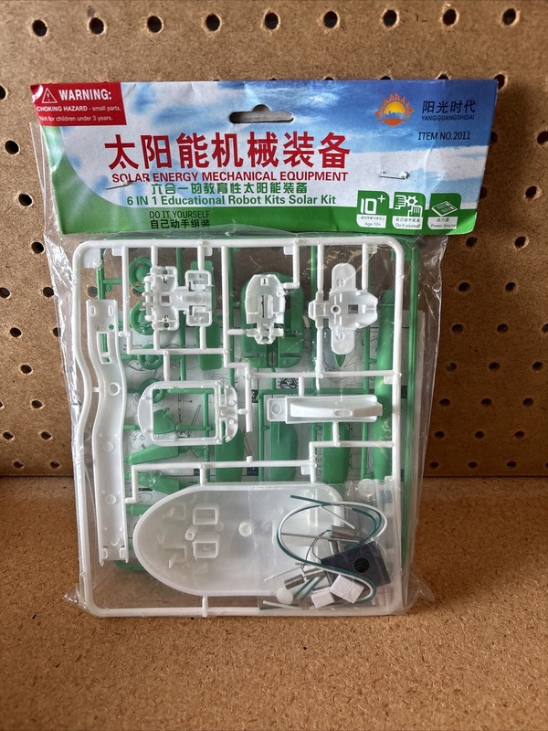 6 in 1 Solar Energy Robot Model Kit Science Toys DIY Educational Set Hobby