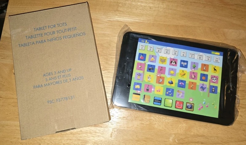 Avon Tablet For Tots Ages 3+ New In Box 3 AA Batteries Not Inc