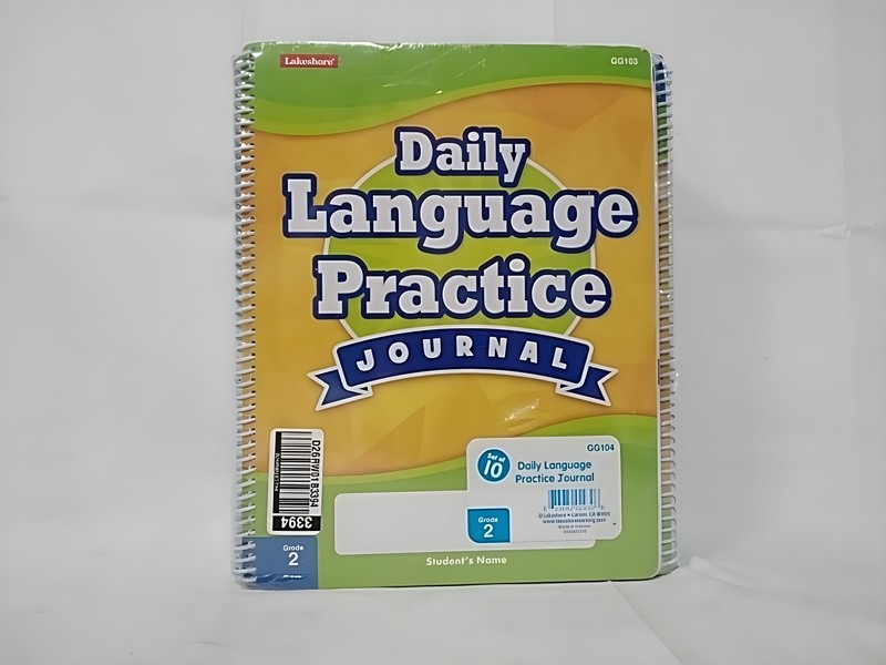 Lakeshore Daily Language Practice Journal Grade 2 Set of 10 GG104