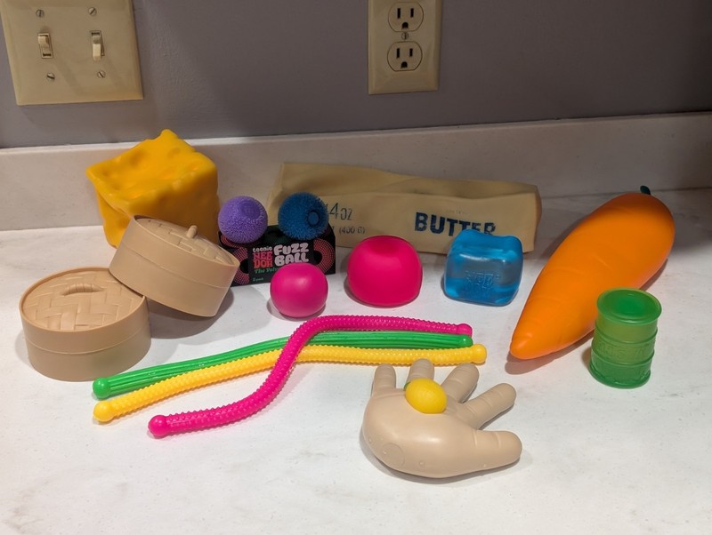 Lot Of 16 Used But Clean Needoh And Other Misc Squish Toys
