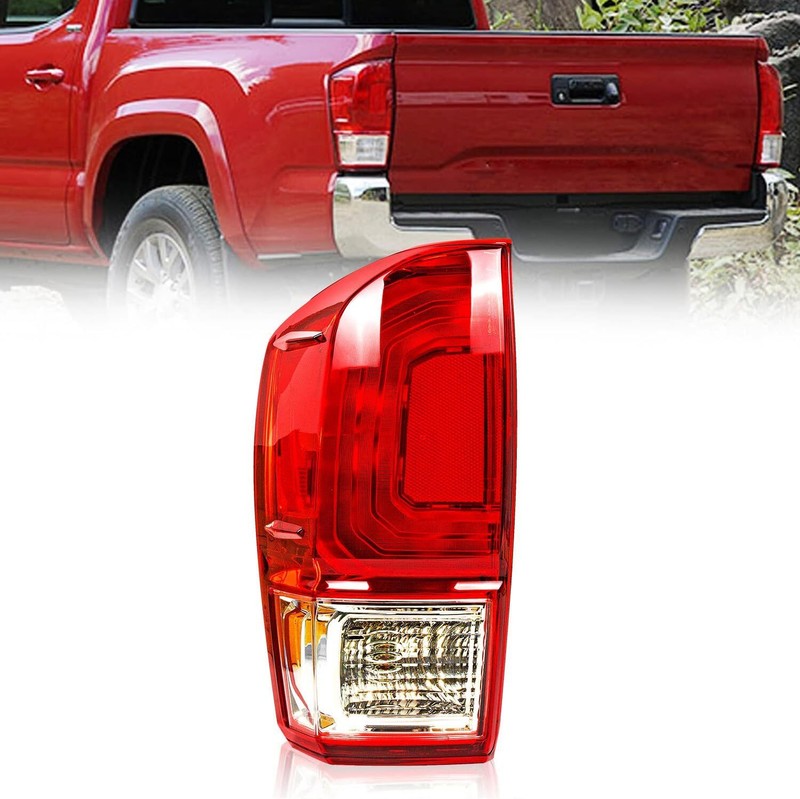 16-22 Toyota Tacoma Tail Light Left Driver Side Housing Assembly Tail Light