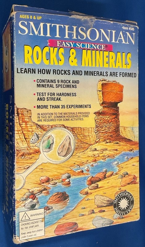 1994 Smithsonian Easy Science Kit - ROCKS and MINERALS